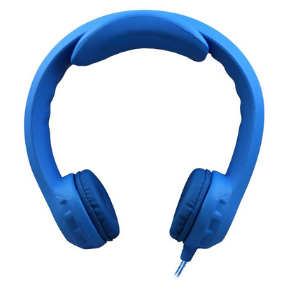 FLEX-PHONES INDESTRUCTIBLE BLU FOAM HEADPHONES