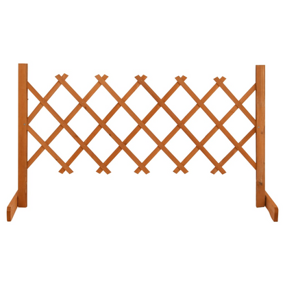 vidaXL Garden Trellis Fence Orange 47.2"x23.6" Solid Firwood