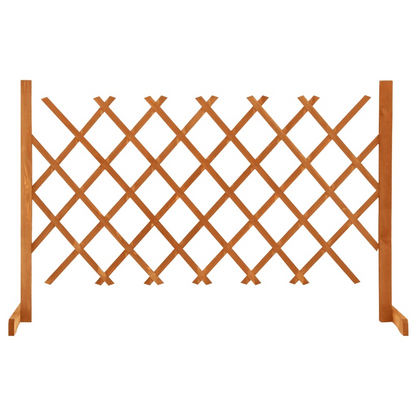 vidaXL Garden Trellis Fence Orange 47.2"x35.4" Solid Firwood