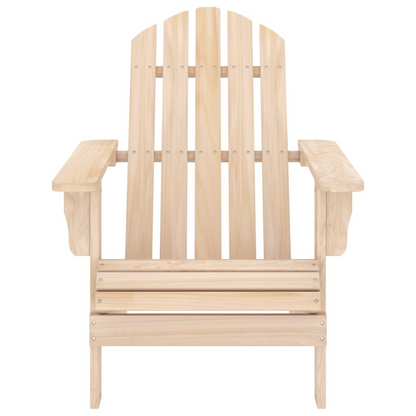 vidaXL Patio Adirondack Chair with Table Solid Fir Wood