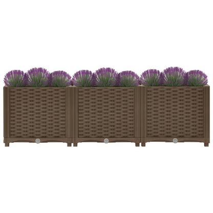 vidaXL Raised Bed 47.2"x15.7"x15" Polypropylene