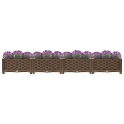 vidaXL Raised Bed 63"x15.7"x9.1" Polypropylene