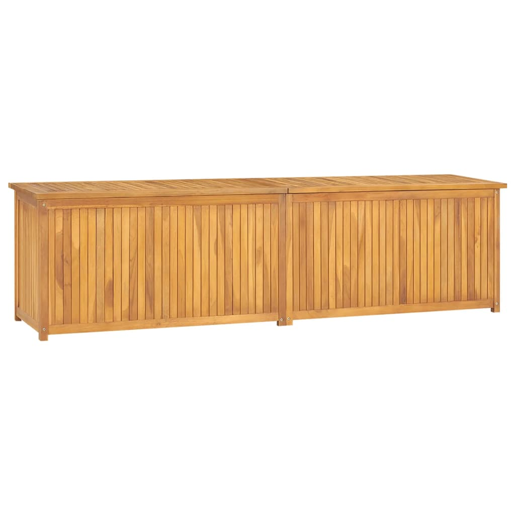 vidaXL Patio Box 78.7"x19.7"x21.7" Solid Wood Teak