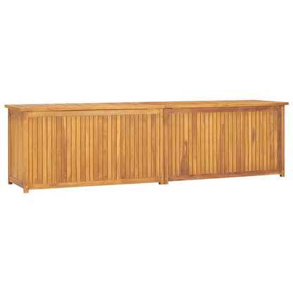 vidaXL Patio Box 78.7"x19.7"x21.7" Solid Wood Teak