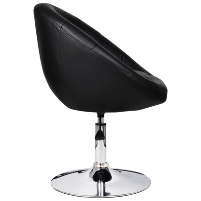 vidaXL Bar Stools 2 pcs Black Faux Leather