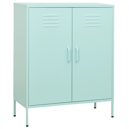 vidaXL Storage Cabinet Mint 31.5"x13.8"x40" Steel