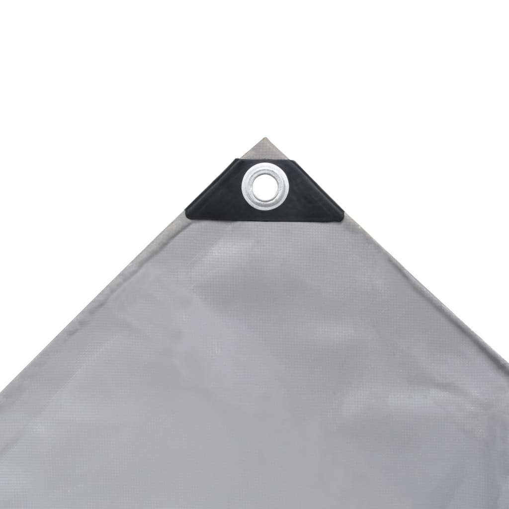 vidaXL Tarpaulin 2.1 oz/ft² 13.1'x16.4' Gray