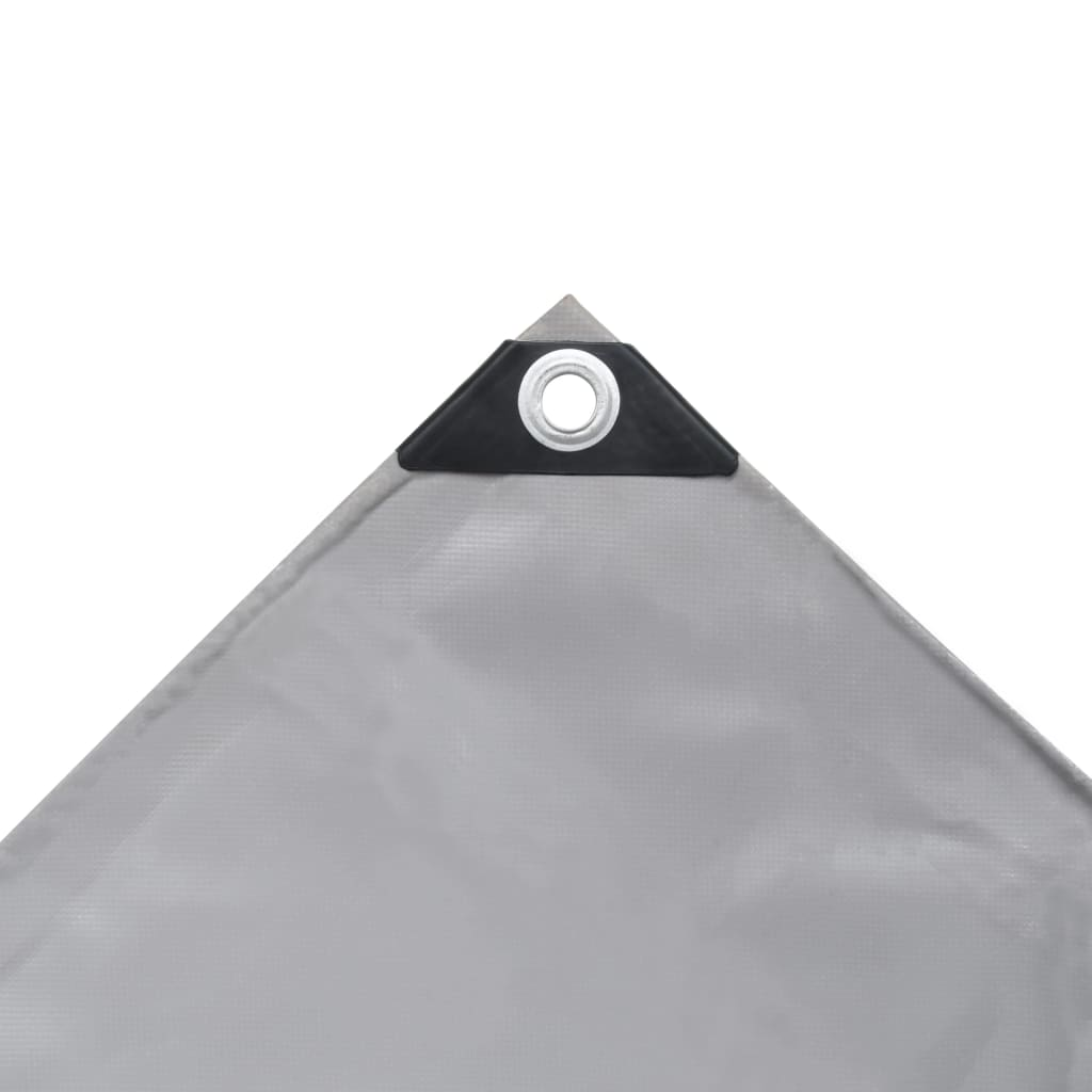 vidaXL Tarpaulin 2.1 oz/ft² 13.1'x26.2' Gray