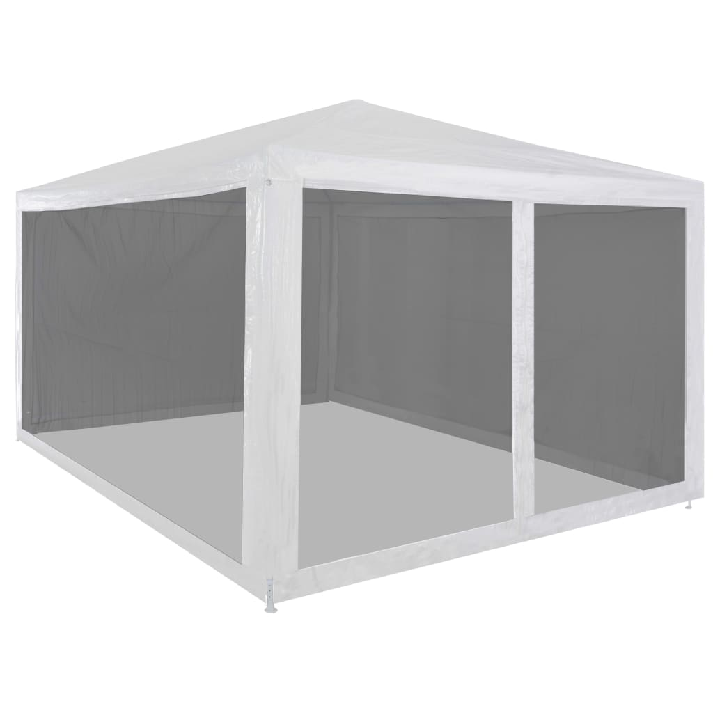 vidaXL Party Tent with 4 Mesh Sidewalls 157.5"x118.1"