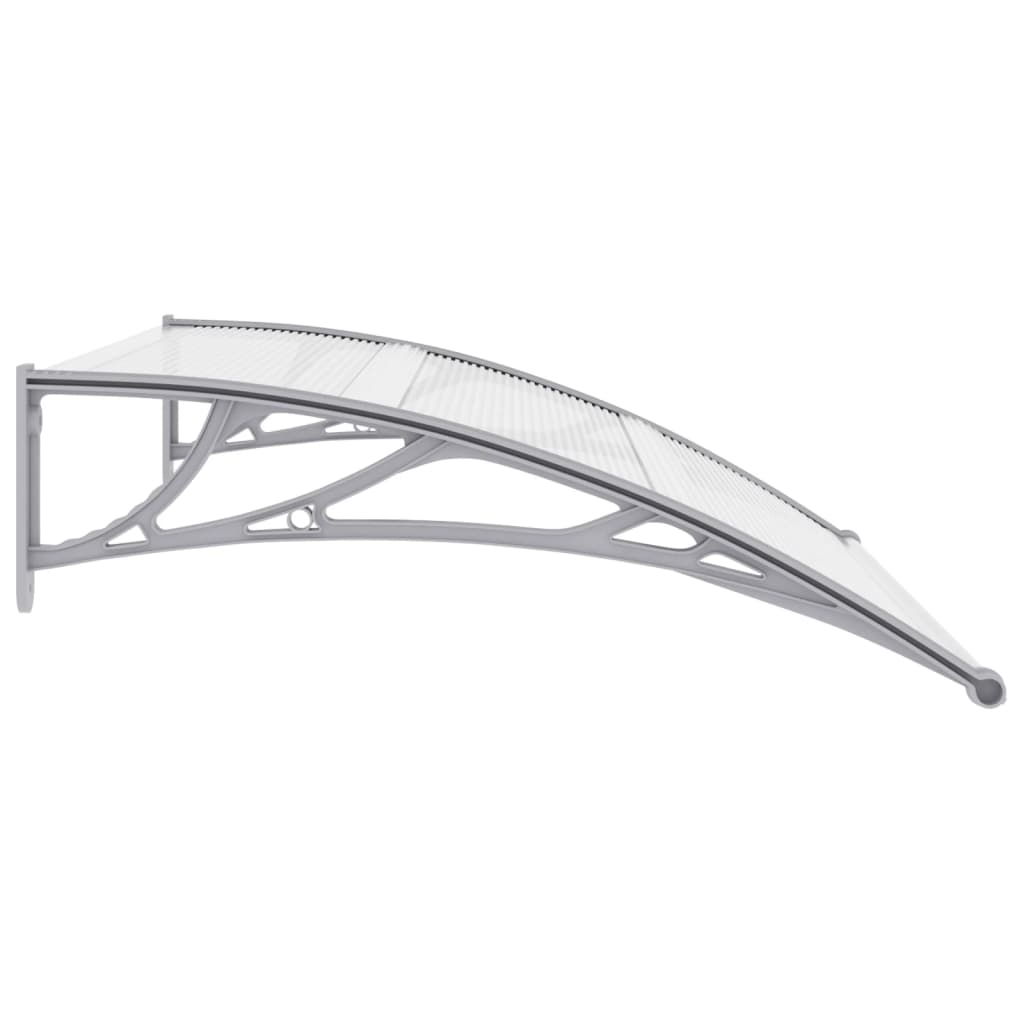 vidaXL Door Canopy Gray 47.2"x39.4" PC