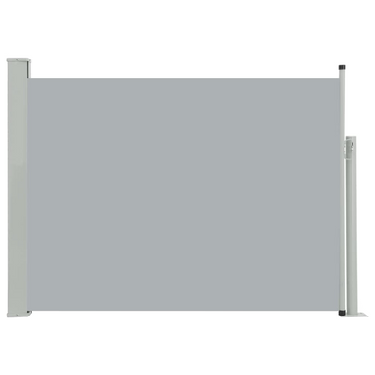 vidaXL Patio Retractable Side Awning 39.4"x196.9" Gray