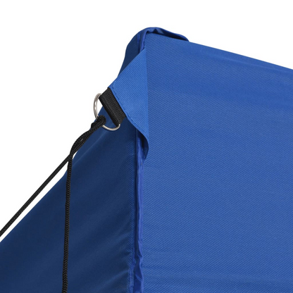 vidaXL Professional Folding Party Tent with 4 Sidewalls 9.8'x19.7' Steel Blue