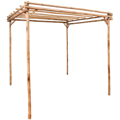 vidaXL Pergola Bamboo 67"x67"x86.6"