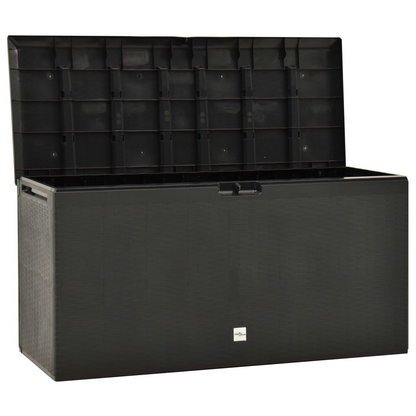 vidaXL Patio Storage Box Anthracite 44.9"x18.5"x23.6"