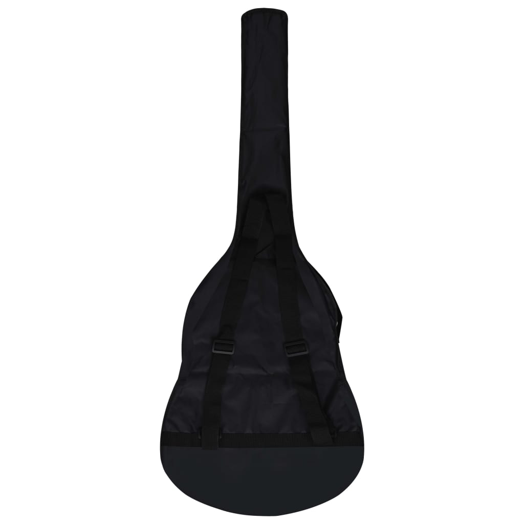 vidaXL Guitar Bag for 4/4 Classical Guitar Black 39.4"x14.6" Fabric