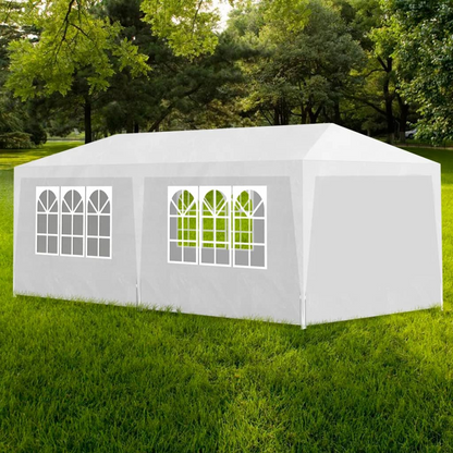 vidaXL Party Tent 10'x20' White