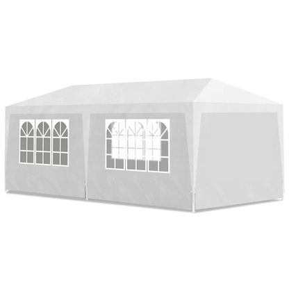 vidaXL Party Tent 10'x20' White