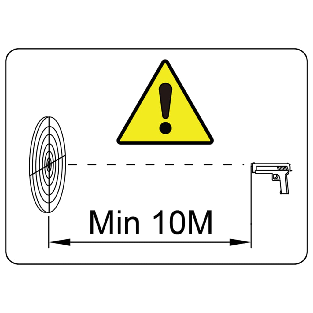 vidaXL 5-hole Drop Target with Reset Cord