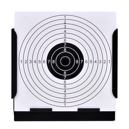 5.5" Square Target Holder Pellet Trap + 100 Paper Targets