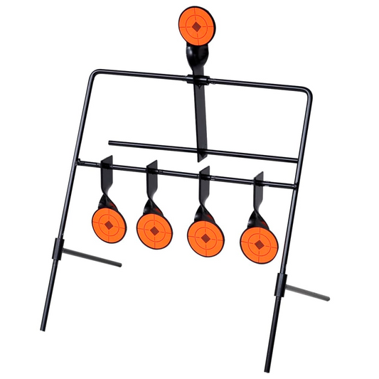 vidaXL Auto Reset Rotating Shooting Target with 4 + 1 Targets