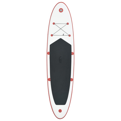 Stand Up Paddle Board Set SUP Surfboard Inflatable Red and White