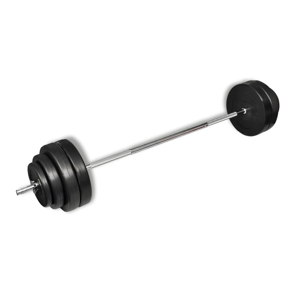 Barbell with Plates Set 132 lb