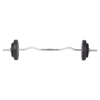 vidaXL Barbell and Dumbbell Set 198.4 lb