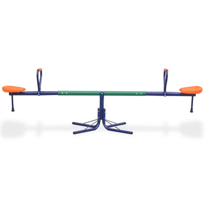 vidaXL 360-Degree Rotating Seesaw Orange