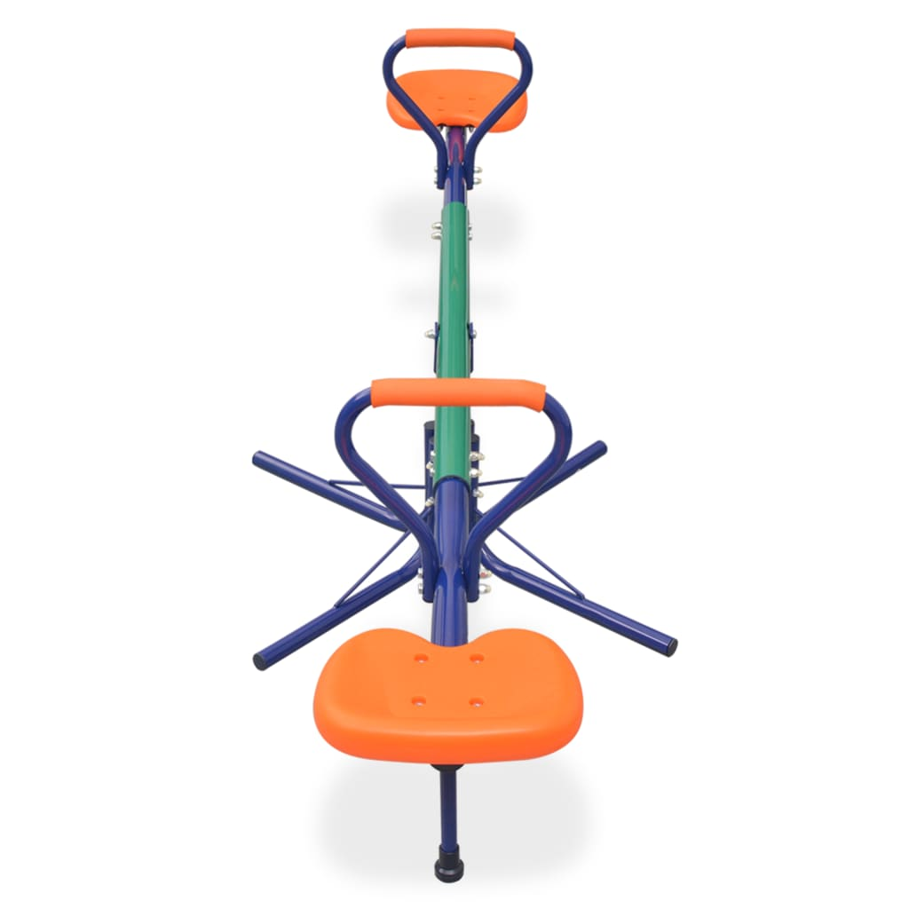 vidaXL 360-Degree Rotating Seesaw Orange