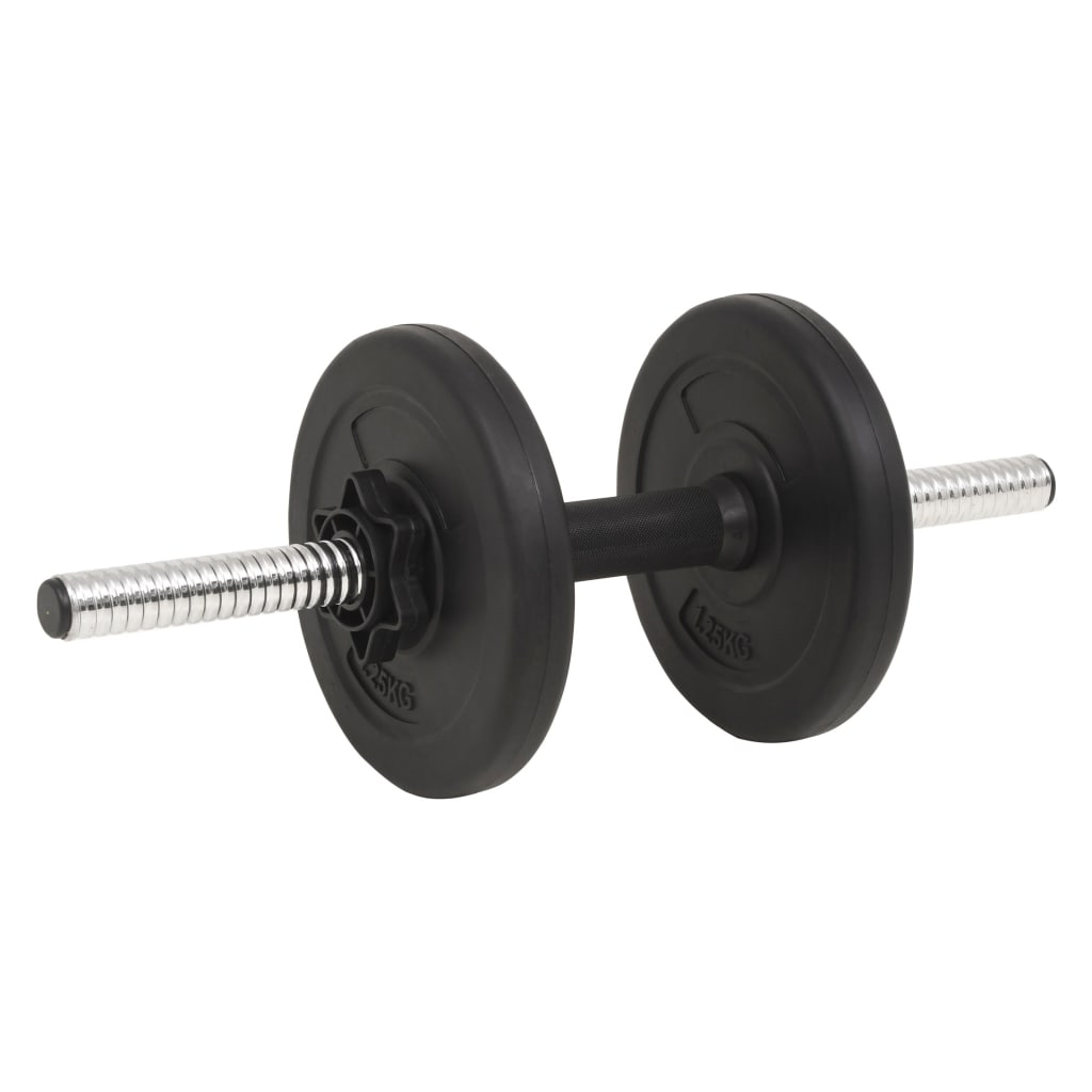 vidaXL Barbell and Dumbbell Set 66.1 lb