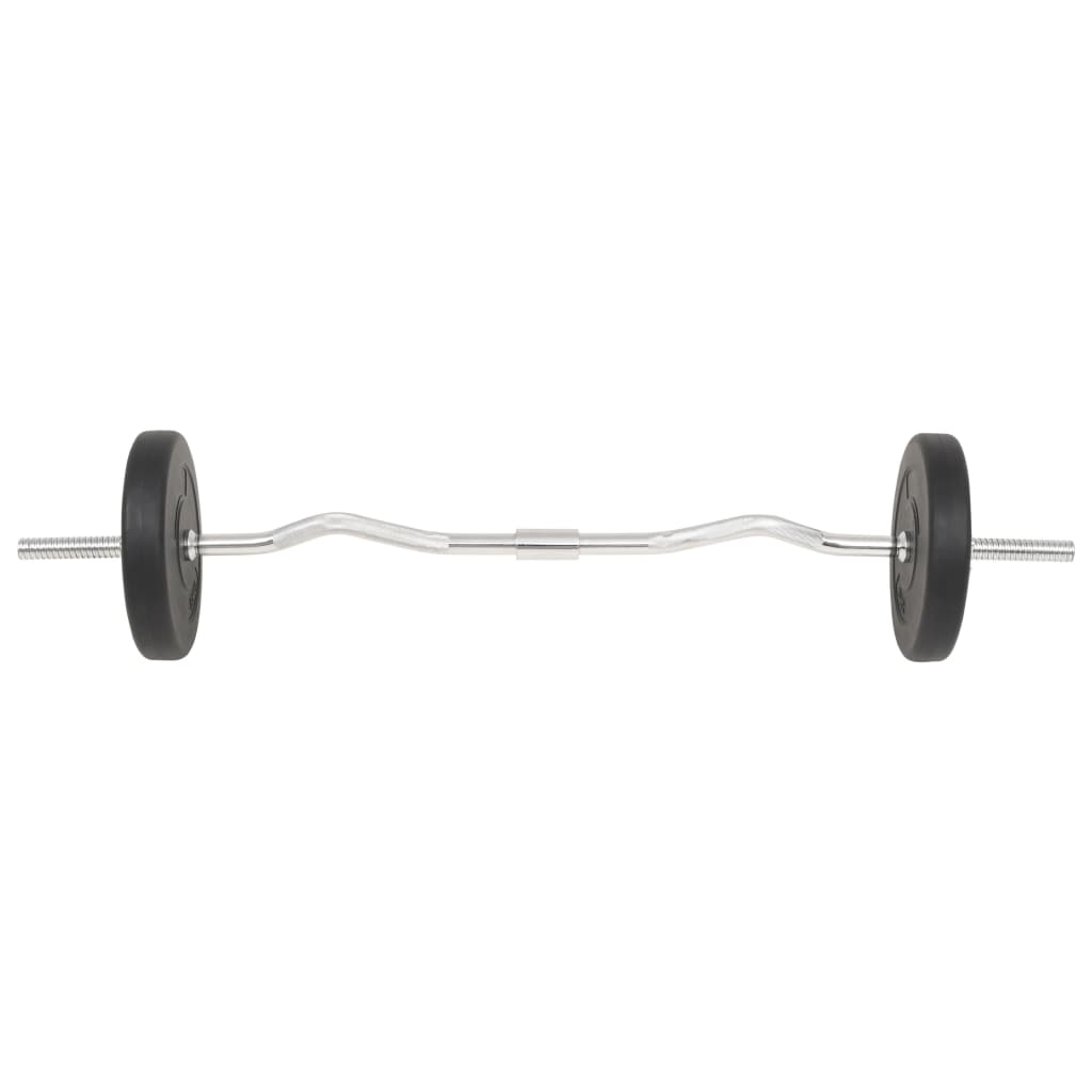 vidaXL Barbell and Dumbbell Set 66.1 lb