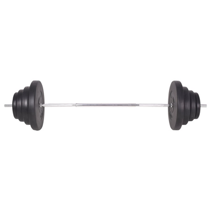 vidaXL Barbell and Dumbbell Set 264.6 lb