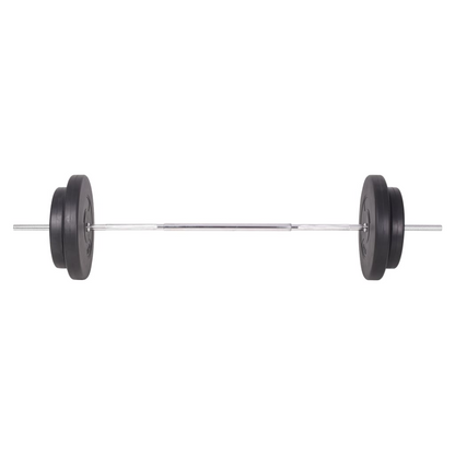 vidaXL Barbell and Dumbbell Set 198.4 lb