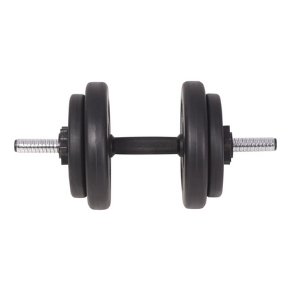 vidaXL Barbell and Dumbbell Set 198.4 lb