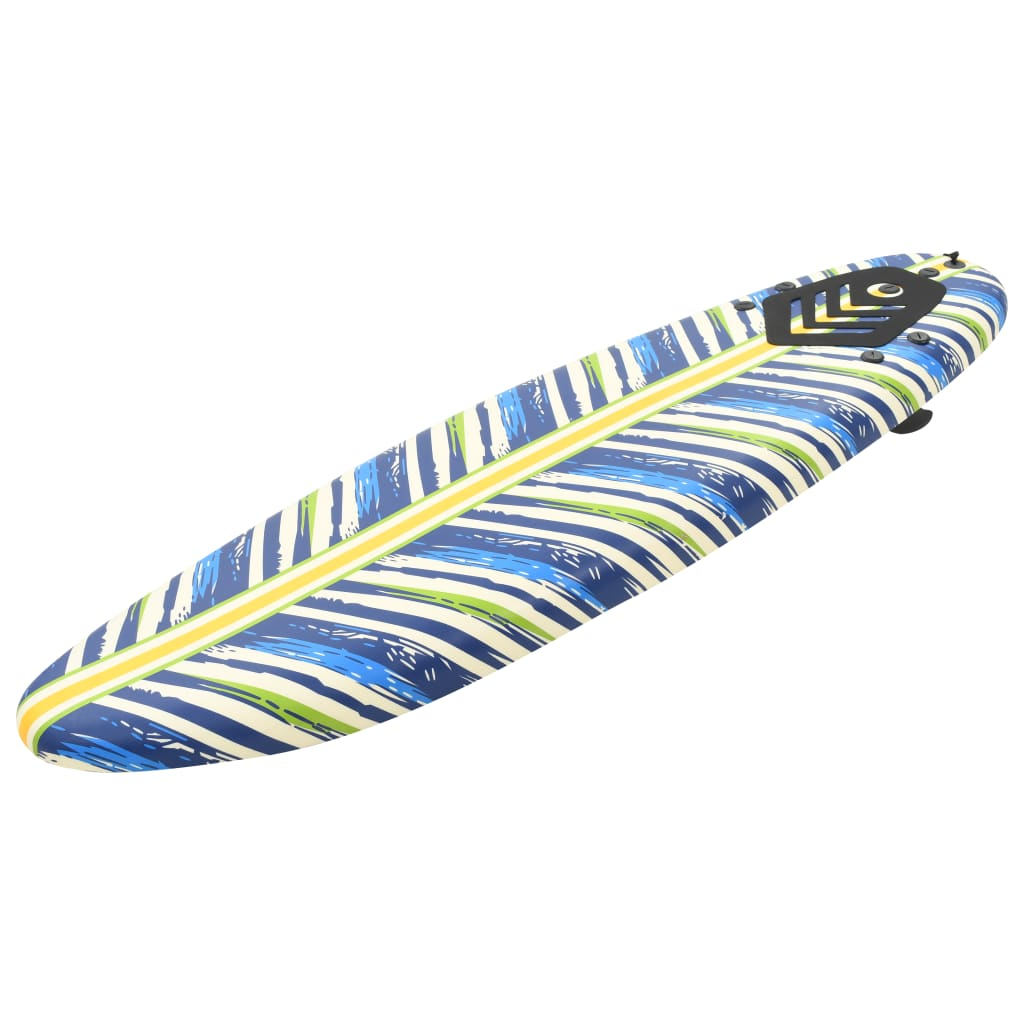 vidaXL Surfboard 66.9" Leaf