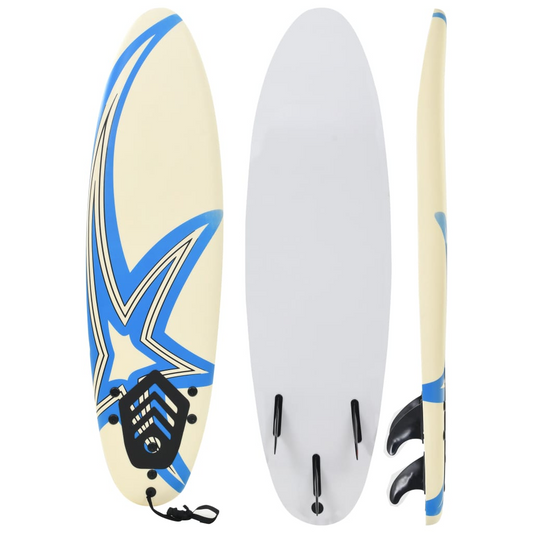 vidaXL Surfboard 66.9" Star