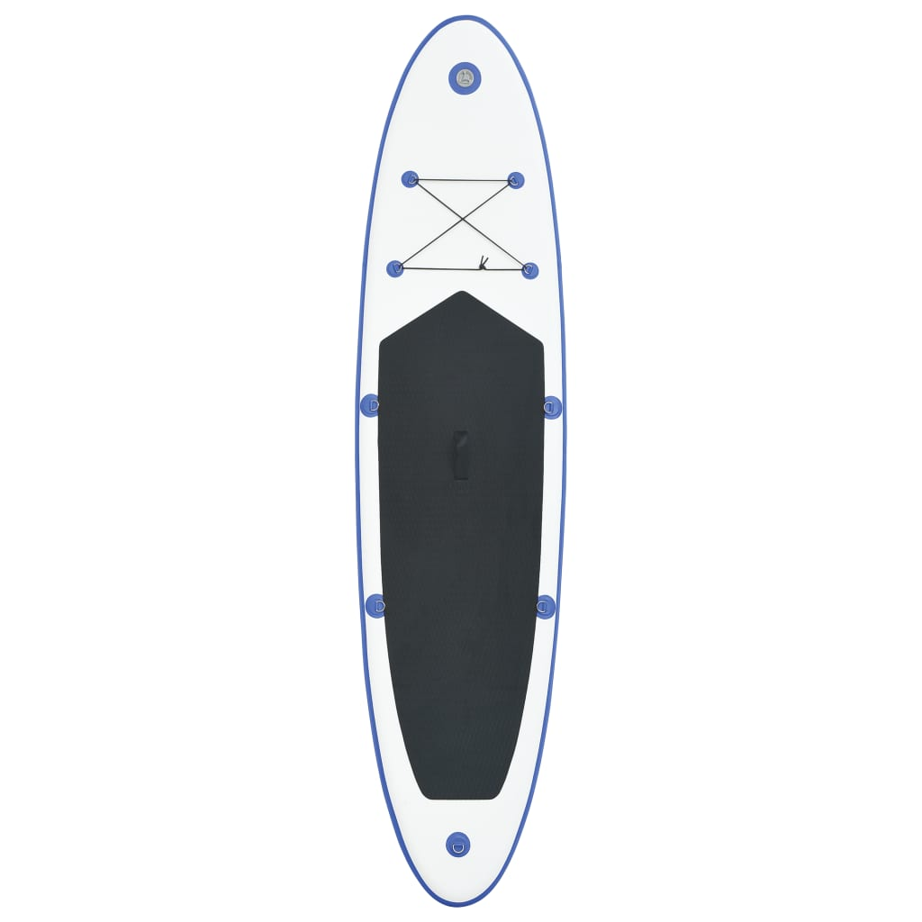 vidaXL Inflatable Stand Up Paddleboard Set Blue and White