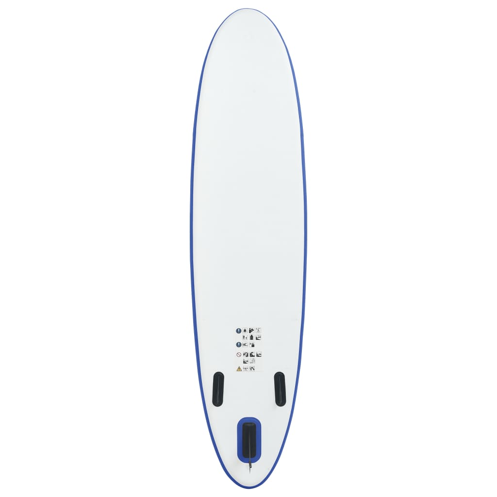 vidaXL Inflatable Stand Up Paddleboard Set Blue and White