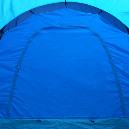 vidaXL Camping Tent Fabric 9 Persons Dark Blue and Blue