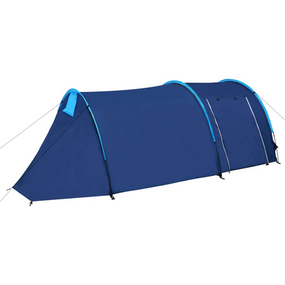 vidaXL Camping Tent 4 Persons Navy Blue/Light Blue