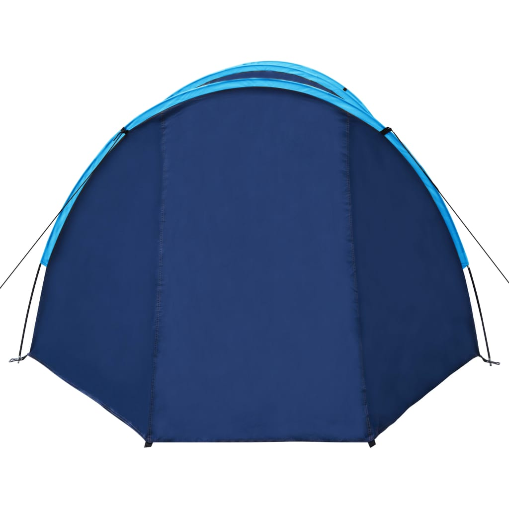 vidaXL Camping Tent 4 Persons Navy Blue/Light Blue