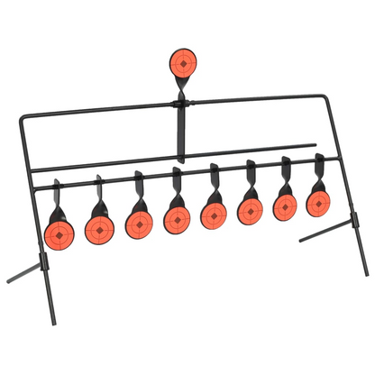 vidaXL Auto Reset Trainer Shooting Target with 8 + 1 Targets