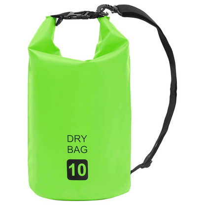 vidaXL Dry Bag Green 2.6 gal PVC