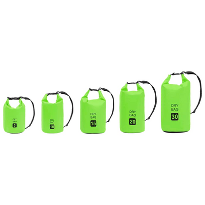 vidaXL Dry Bag Green 2.6 gal PVC