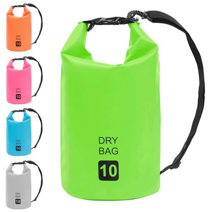 vidaXL Dry Bag Green 2.6 gal PVC