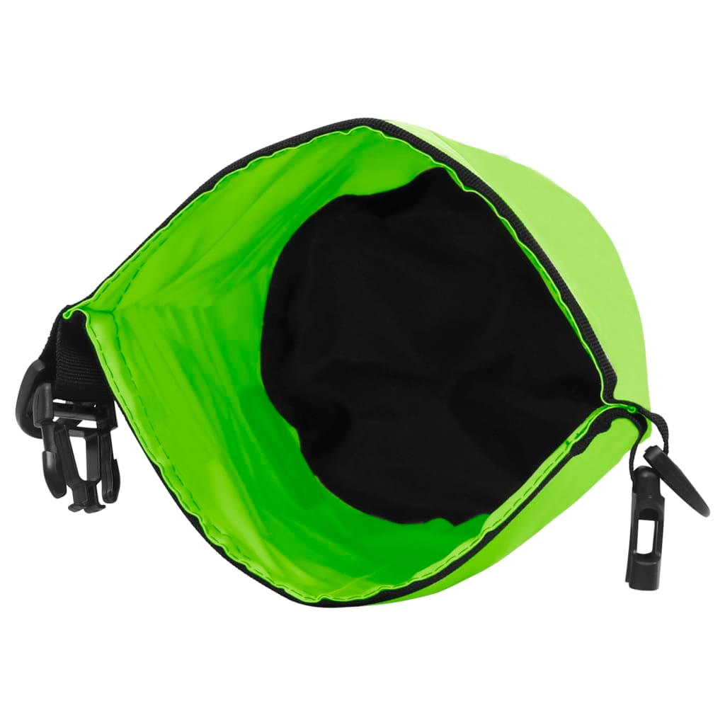 vidaXL Dry Bag Green 1.3 gal PVC