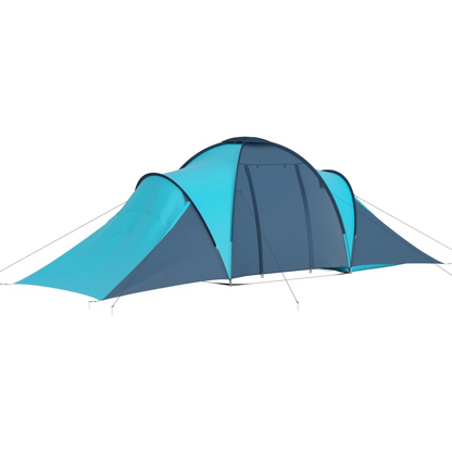 vidaXL Camping Tent 6 Persons Blue and Light Blue