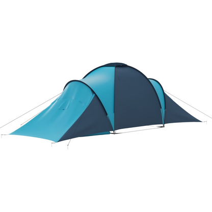 vidaXL Camping Tent 6 Persons Blue and Light Blue