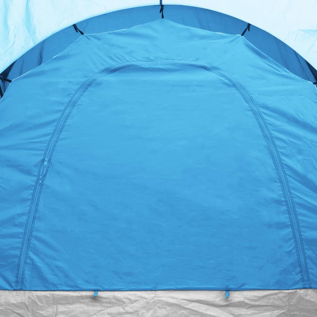 vidaXL Camping Tent 6 Persons Blue and Light Blue