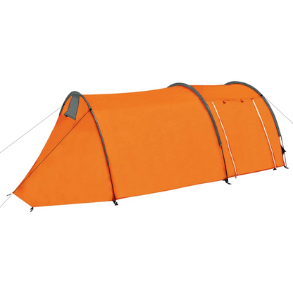 vidaXL Camping Tent 4 Persons Gray and Orange